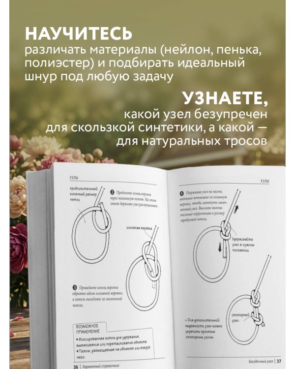 Дополнительное изображение книги «УЗЛЫ. Карманный справочник. 21 пошаговая инструкция»