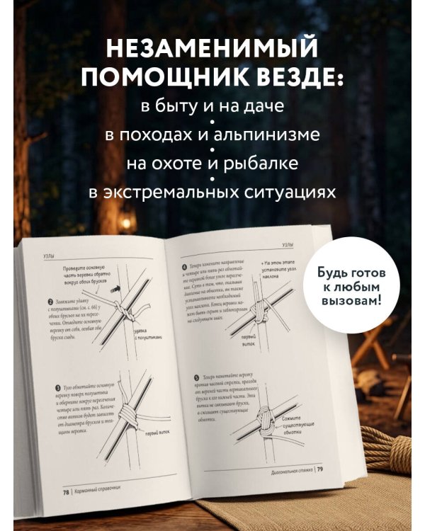 Дополнительное изображение книги «УЗЛЫ. Карманный справочник. 21 пошаговая инструкция»