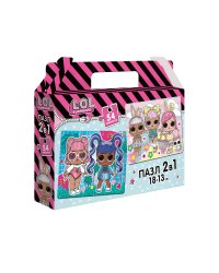 L.O.L. Два пазла по 54 элемента.