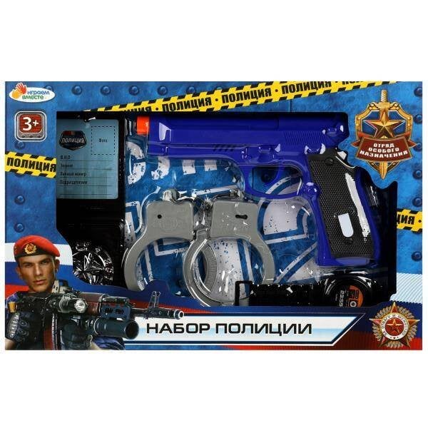 НАБОРЫ ПОЛИЦИЯ (Умка) Набор полиции свет-звук, кор.32*21*4см ИГРАЕМ ВМЕСТЕ в кор.2*36шт