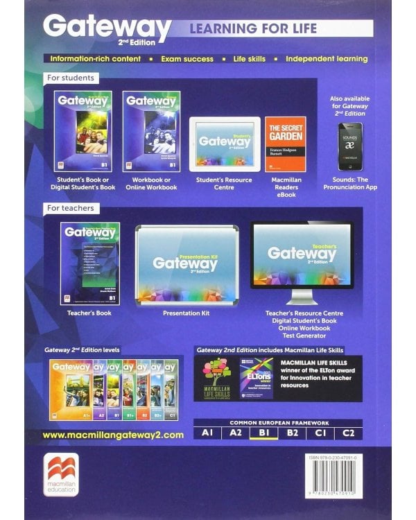 Gateway Second Edition B1 Workbook Рабочая тетрадь уровнь B1