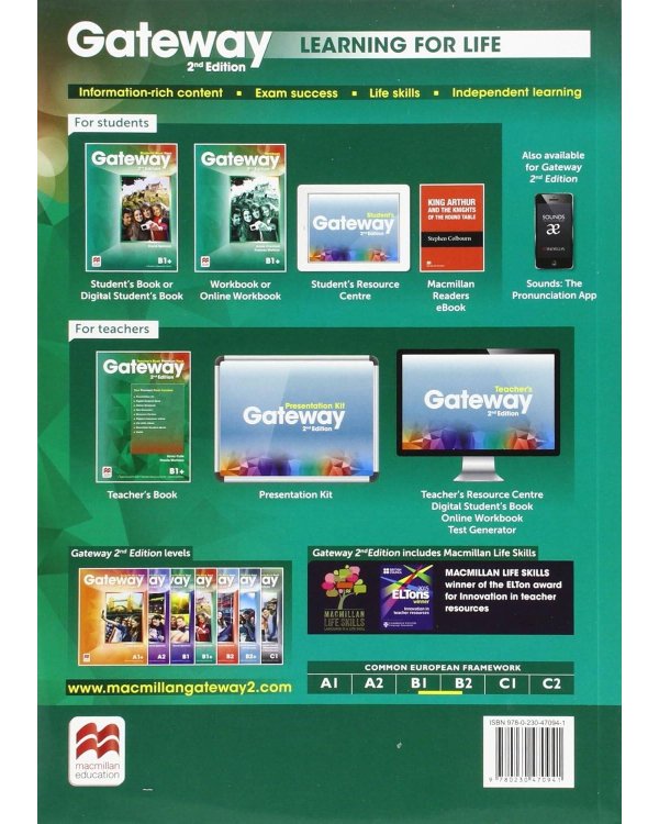 Gateway Second Edition B1+ Workbook Рабочая тетрадь уровнь B1+