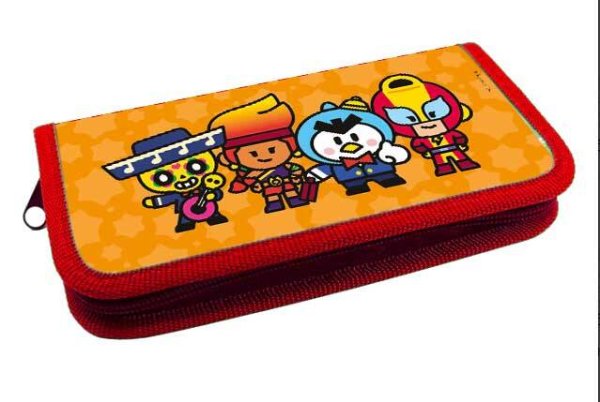 Brawl Stars. Пенал 190х90. Поко, Амбер, Мистер П, Макс