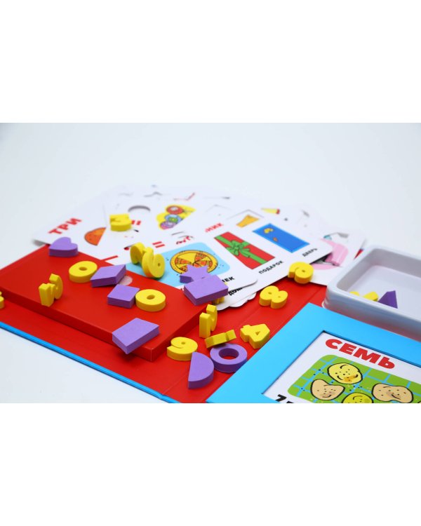 Цифры, формы и счет для малышей с объемными элементами