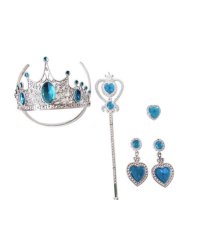 Игровой набор "Маленькая королева"(корона,клипсы,кольцо,палоч. 30 см,в пак.)(Арт. 2212809)