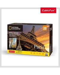 3D пазл National Geographic ПАРИЖ, 80 деталей