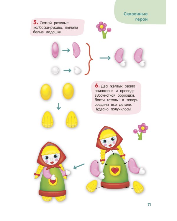 Лепим из пластилина. Шаг за шагом: смотри и повторяй
