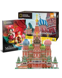 3D пазл National Geographic МОСКВА, 224 детали