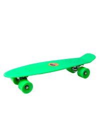 Пенниборд пластик (56х15) (колеса PVC,макс.вес 50 кг) зеленый (арт.M550-1G)