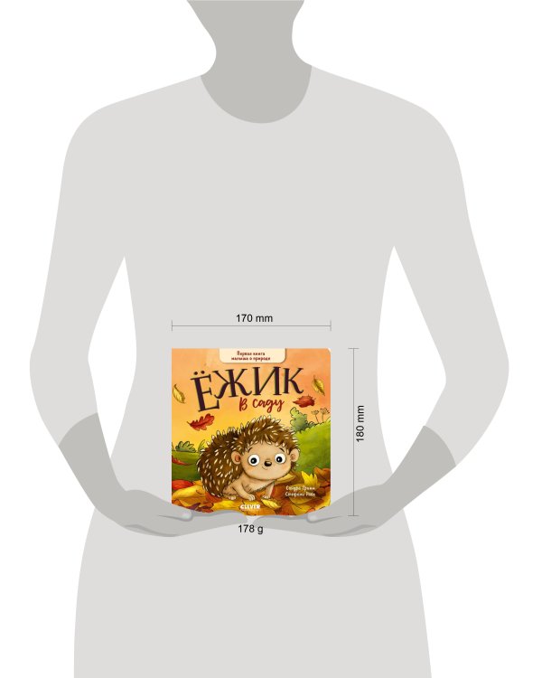 Книжки-картонки. Ёжик в саду. Первая книга малыша о природе/Гримм С.