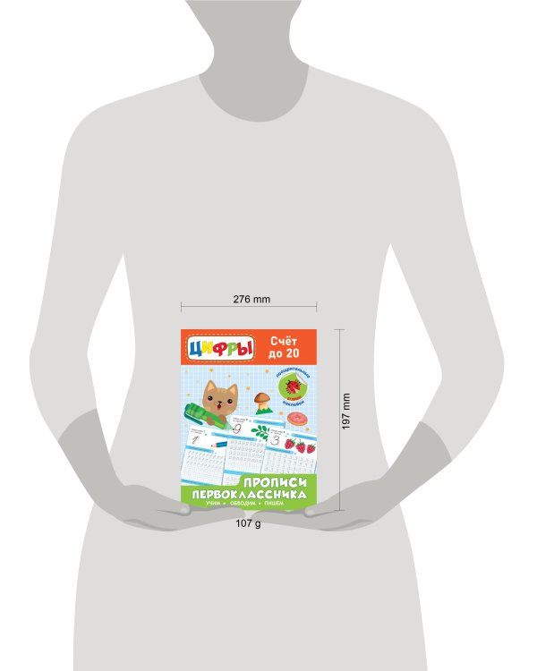 Прописи первоклассника. Счёт до 20