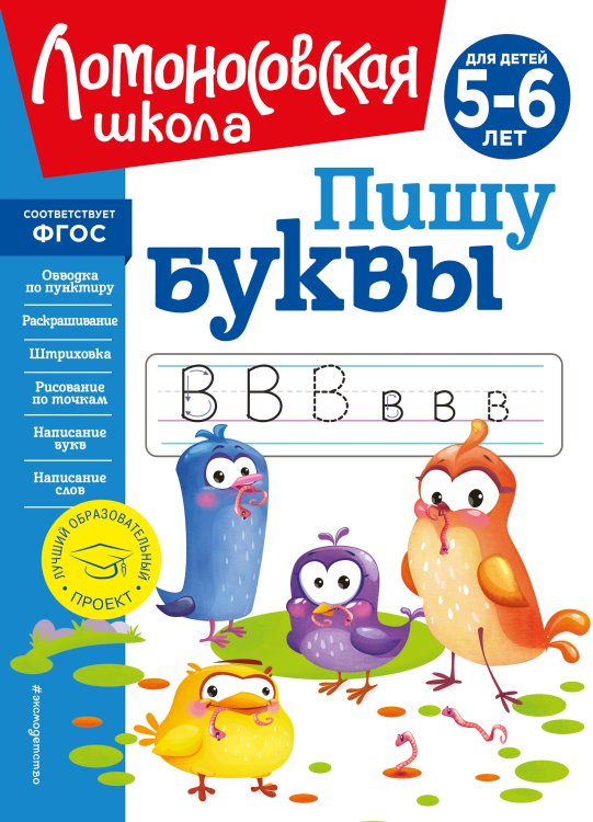 Ломоносовская школа (новое оформление) Пишу буквы: для детей 5-6 лет (новое оформление)