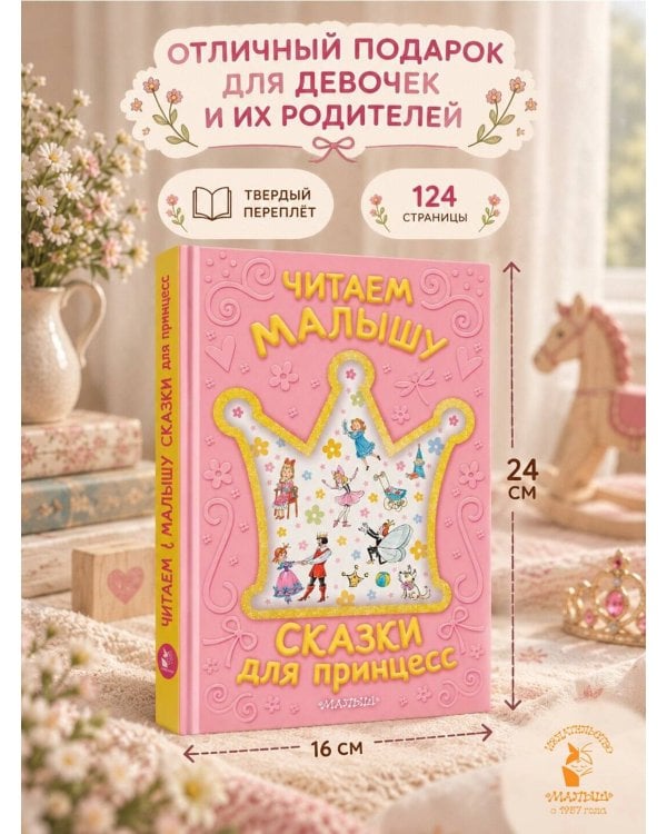 Дополнительное изображение книги «Читаем малышу. Сказки для принцесс»