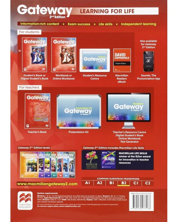 Gateway Second Edition B2 Student's Book with online resources Учебник уровень B2