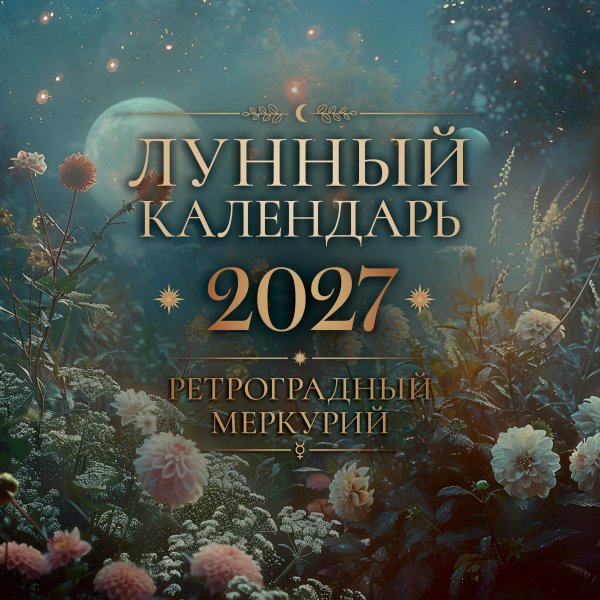 Обложка книги «Лунный календарь "Ретроградный Меркурий"» — None, ISBN 9785171867683