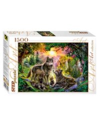Пазл 1500 эл.  "Волки"