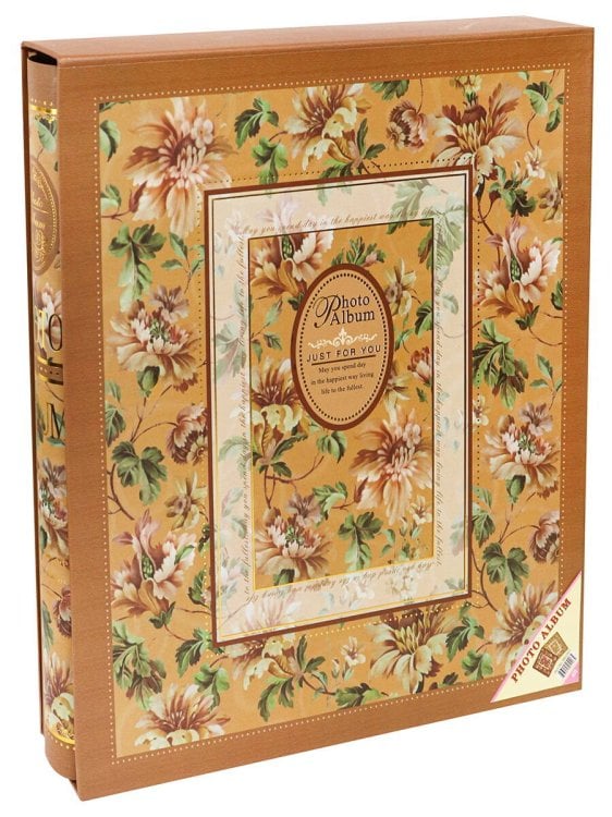 Фотоальбом на 500 фото 10х15 Винтажные нежные цветы ФР-2732-2