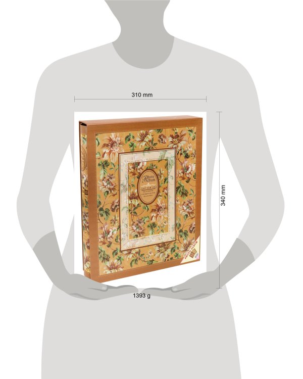 Фотоальбом на 500 фото 10х15 Винтажные нежные цветы ФР-2732-2