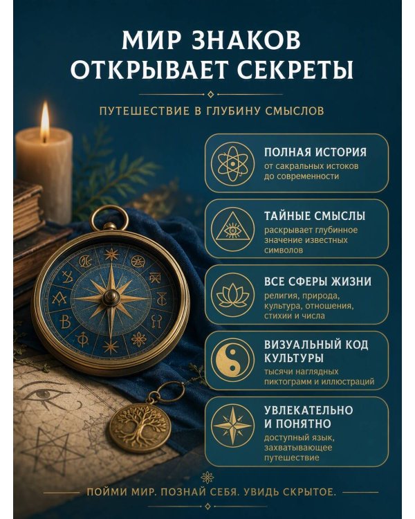 Дополнительное изображение книги «Знаки и символы. Полная история: от наскальных пиктограмм до Чаши Гигеи - визуальный код культуры»