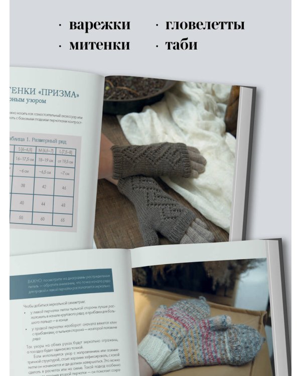 Дополнительное изображение книги «Вяжем ПЕРЧАТКИ. Техники, конструкции, проекты для вязания на спицах»