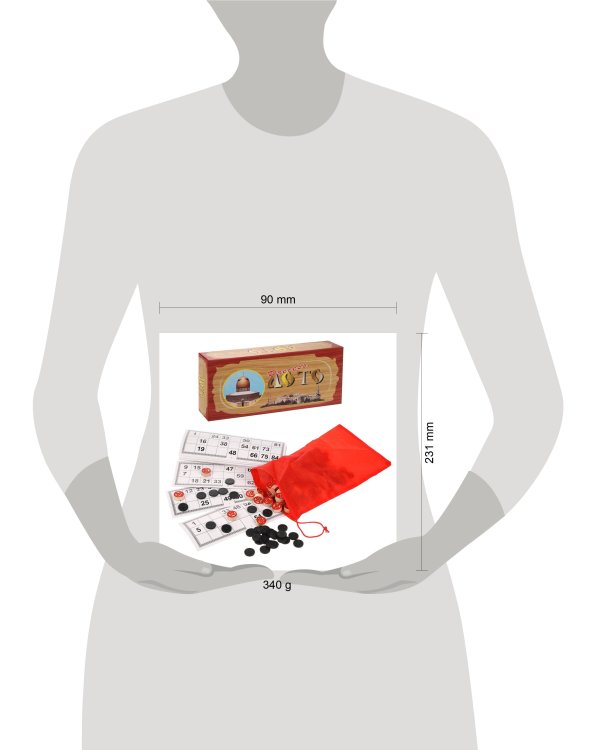 Игра настольная лото, в компл. наборы бочонков, карточек, фишек, мешок,кор.