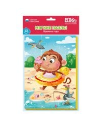 Мягкий пазл А5 "Лето" 12 элементов