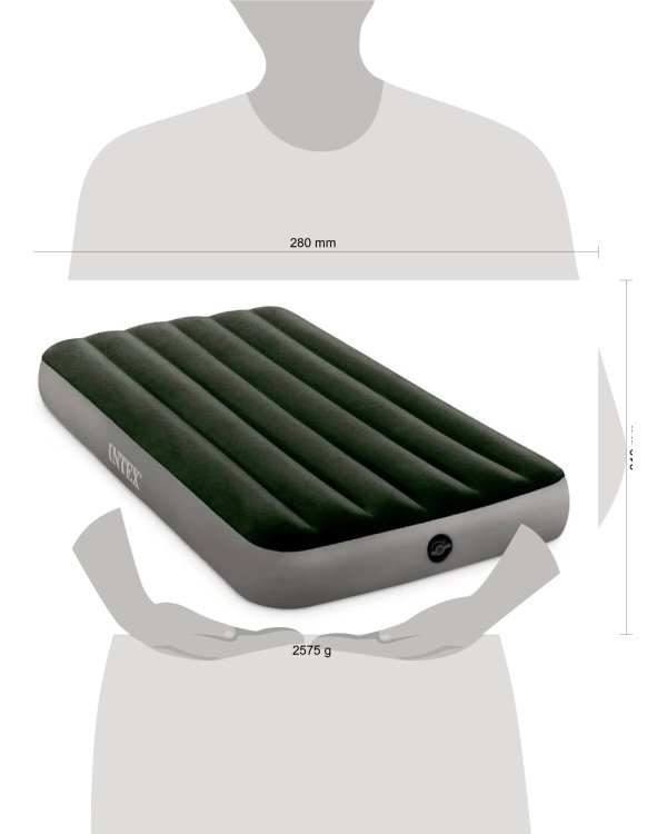 Матрас надувной 99x191x25см INTEX. (в коробке) Арт. 64107