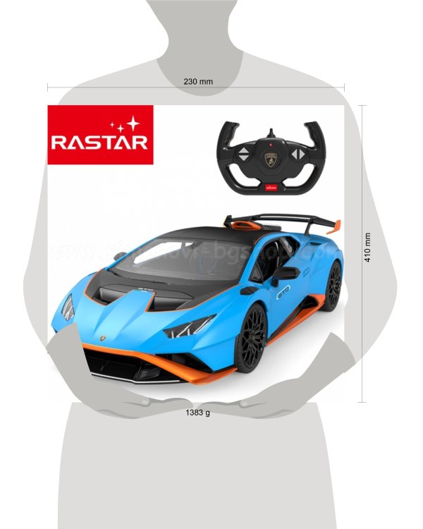 Машина р/у 1:14 lamborghini huracan sto Rastar в кор.6шт