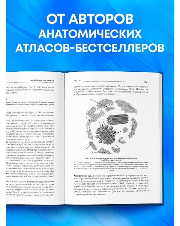 Комплект: книга Атлас по анатомии + журнал "Думай"