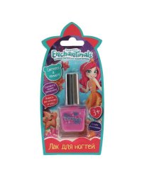 Косметика ДЛЯ ДЕВОЧЕК ЭНЧАНТИМАЛС лак для ногтей св в тем 10,5мл розов блис МИЛАЯ ЛЕДИ в кор.6*24шт