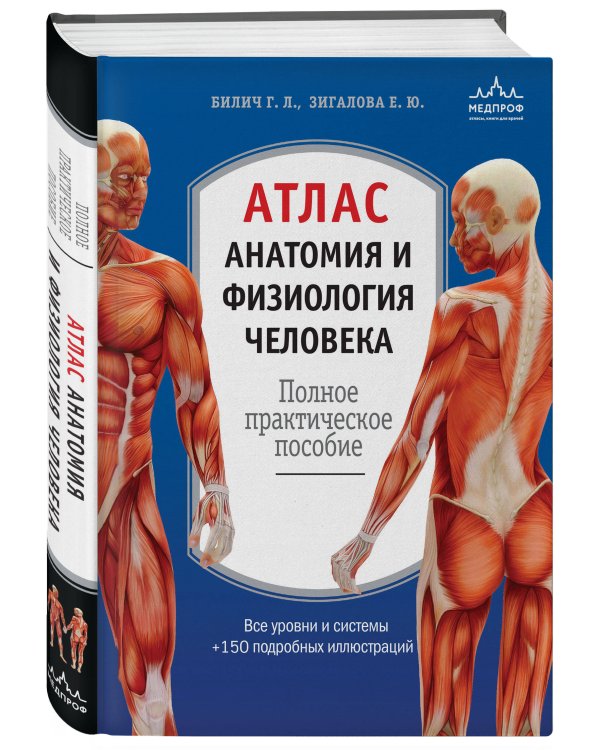 Комплект: книга Атлас по анатомии + журнал "Думай"