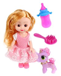Кукла в наборе (15 см) "Кукла с пони" (аксесс.) в пак. (Арт. 1961647)
