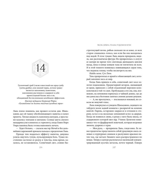 Песнь серебра, пламя, подобное ночи (#1)