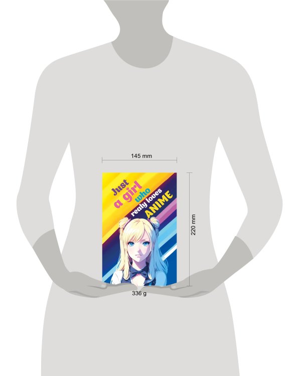 Скетчбук. Just A Girl Who Loves Anime (светлый) (138х212 мм, твердый переплет, 96 стр., офсет 160 гр.)