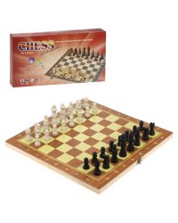 Игра настольная шахматы, в компл. игр. поле 34х34см., шахматы, кор.