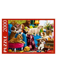 ПАЗЛЫ 2000 элементов. Ф2000-3699 Игривые щенки