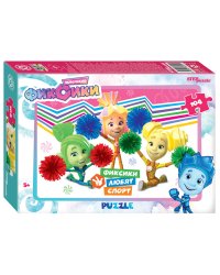 Мозаика "puzzle" 104 "Фиксики" (Аэроплан)