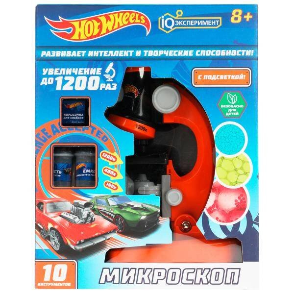 АСТРОНОМИЯ (Умка) Игрушка опыты ХОТ ВИЛС "iq эксперименты" микроскоп hotwheels ИГРАЕМ ВМЕСТЕ в кор.2*24шт