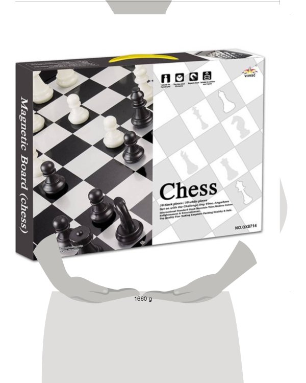 Игра настольная шахматы, в компл. игр. поле 39х39см., шахматы,кор.