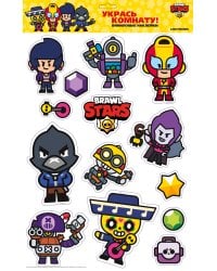 Brawl Stars Интерьерные наклейки