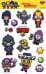 Brawl Stars Интерьерные наклейки