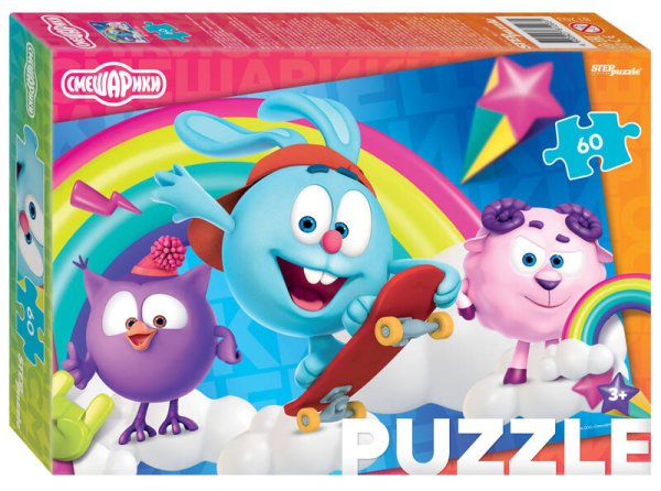 Мозаика "puzzle" 60 "Смешарики (new)" (Мармелад Медиа)