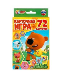 Карточная игра. Ми-ми-мишки. Коробка с европодвесом, карточки 72шт 85х62мм. Умные игры в кор.50шт