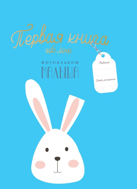 Фотоальбомы и памятные книги Первая книга обо мне. Фотоальбом малыша