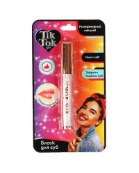 Блеск для губ серебристый TIK TOK GIRL в кор.24*12шт