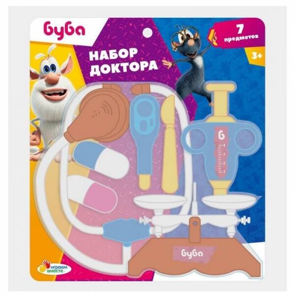 Набор доктора БУБА блист.23,5*26,3*6см ИГРАЕМ ВМЕСТЕ в кор.60шт