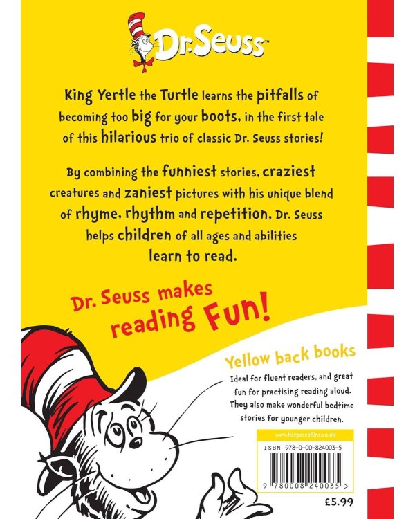 Дополнительное изображение книги «Yertle the turtle and other stories (Dr. Seuss ) Черепаха Эртель и другие рассказы (Доктор Сьюз) /Книги на английском языке»