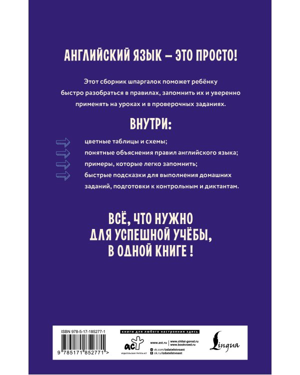 Дополнительное изображение книги «Суперсборник шпаргалок по английскому языку»