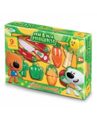 Набор овощей, Ми-ми-мишки 9 предметов, кор.29,5*22*5,5см ИГРАЕМ ВМЕСТЕ в кор.2*24шт