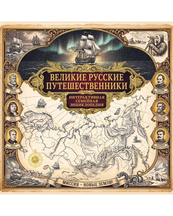 Дополнительное изображение книги «Великие русские путешественники. Интерактивная семейная энциклопедия»